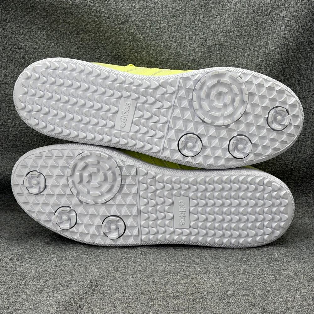 NEW Adidas Samba Golf Shoe Mens 11 Pulse Yellow Spikeless Gum Sole HP7877 NO BOX - Picture 10 of 11